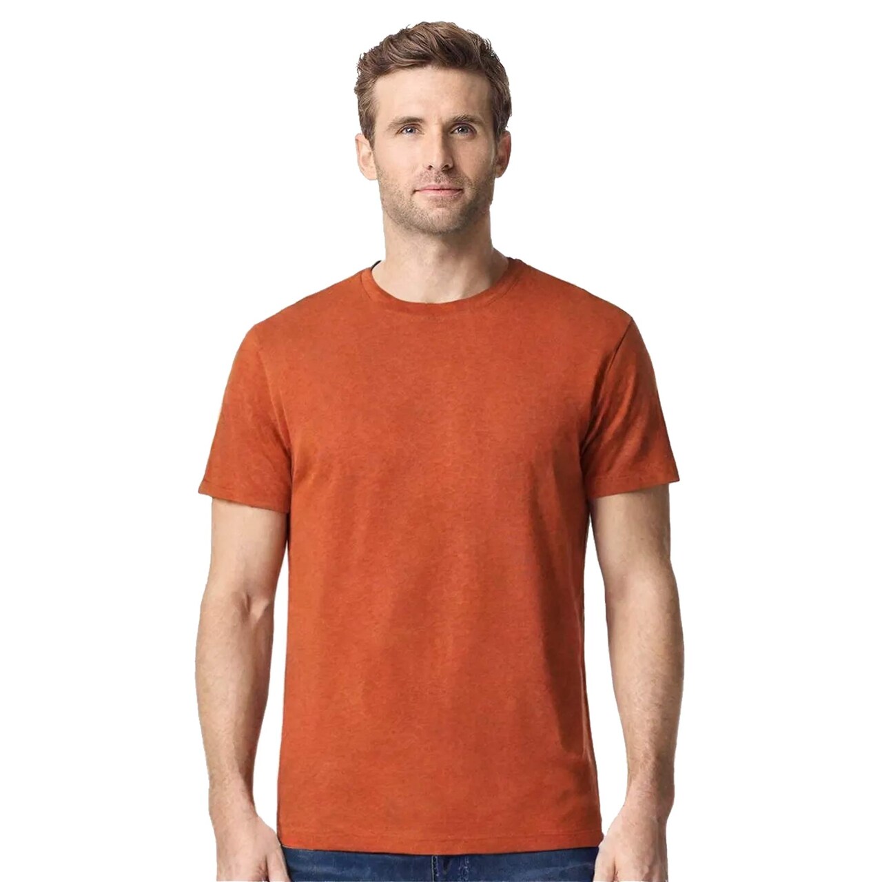 12 Pack: Gildan® Heavy Cotton Men’s Crewneck Short Sleeve T-Shirt for Workwear Print Ready 100% Cotton Tee